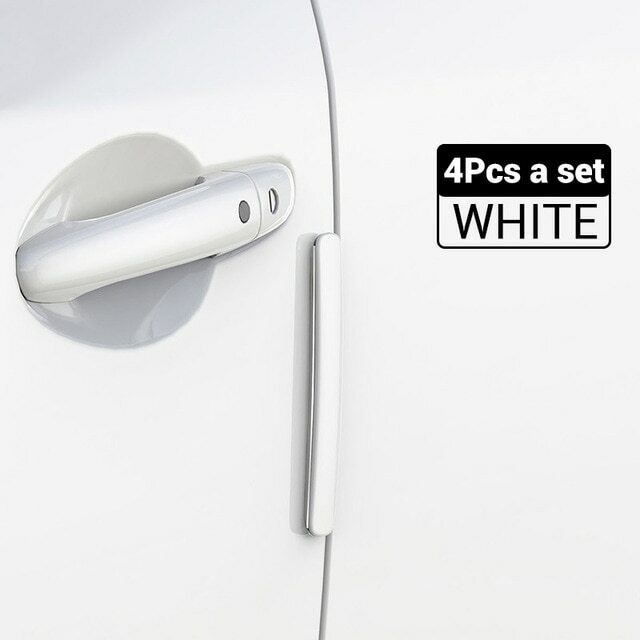 4-Pack Car Door Edge Strip – Anti-Scratch Protector, Premium Plating, Strong 3M Backing