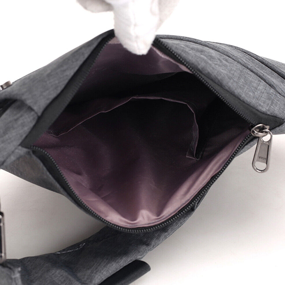 MensWaterproof Bag Personal Anti Theft Shoulder Pocket Portable Chest BagsTravel