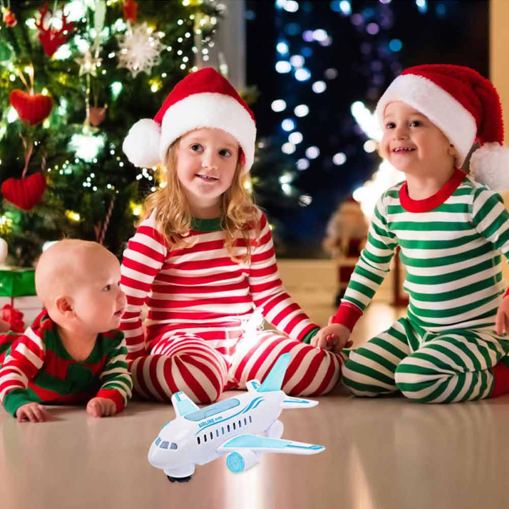 Simulation Plane Toy Models Kids Airplane Model Toy with Music Sounds Kids Gift