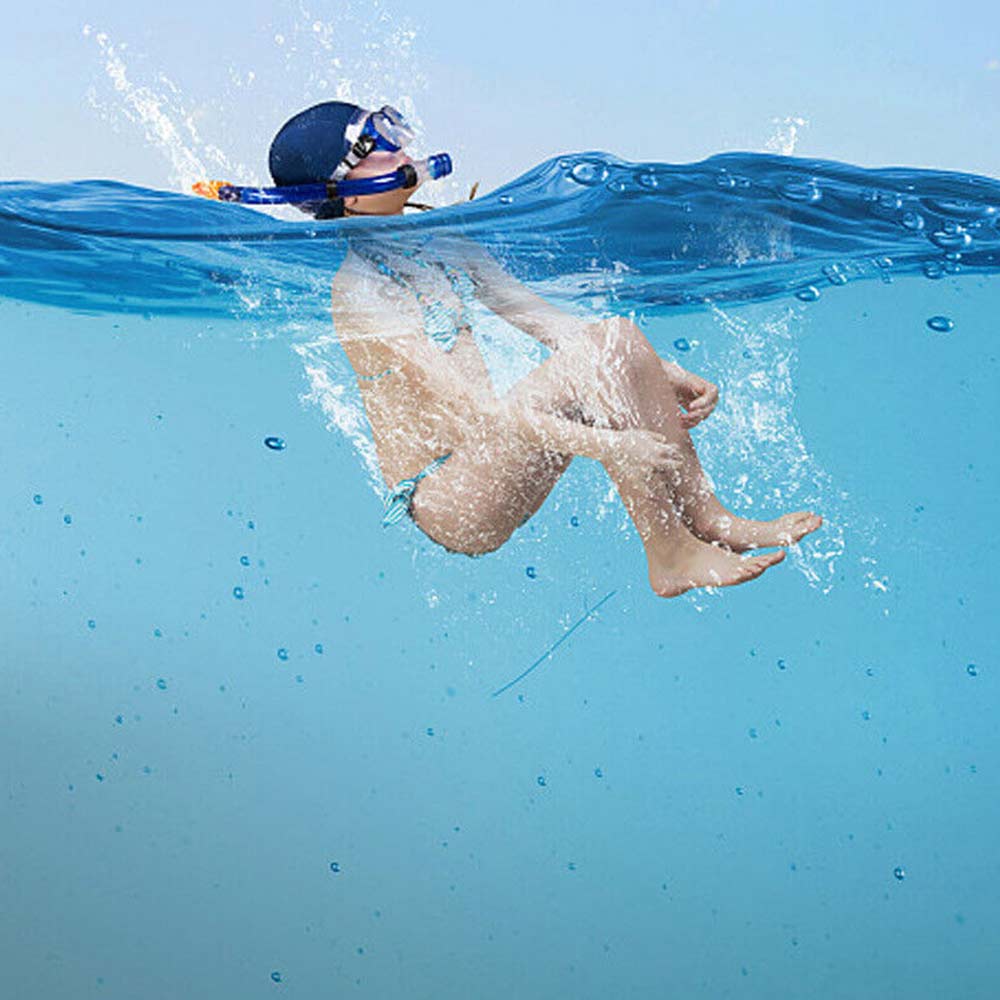Children's Diving Kit Adjustable Swim Snorkelling Facial Shield Breathing Tube
