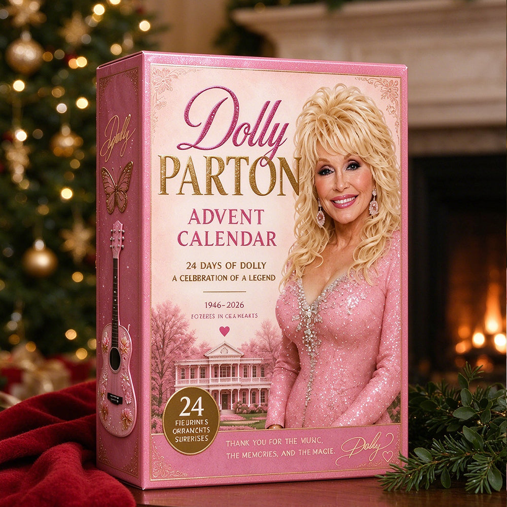 2D Dolly Parton Advent Calendar 2026– 24 Collectible Acrylic Ornaments Blind Box