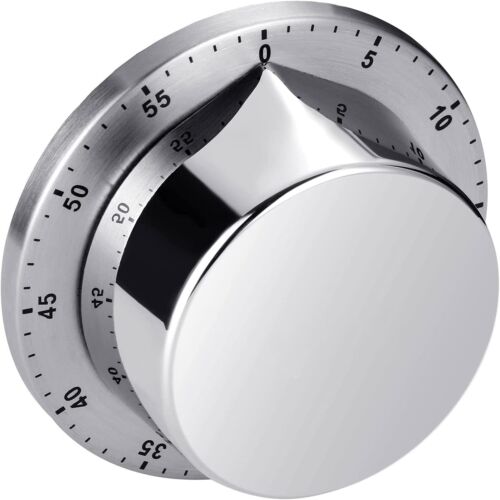 Magnetic Kitchen Timer, Chef Cooking Timer Clock with Loud Alarm Mechanical