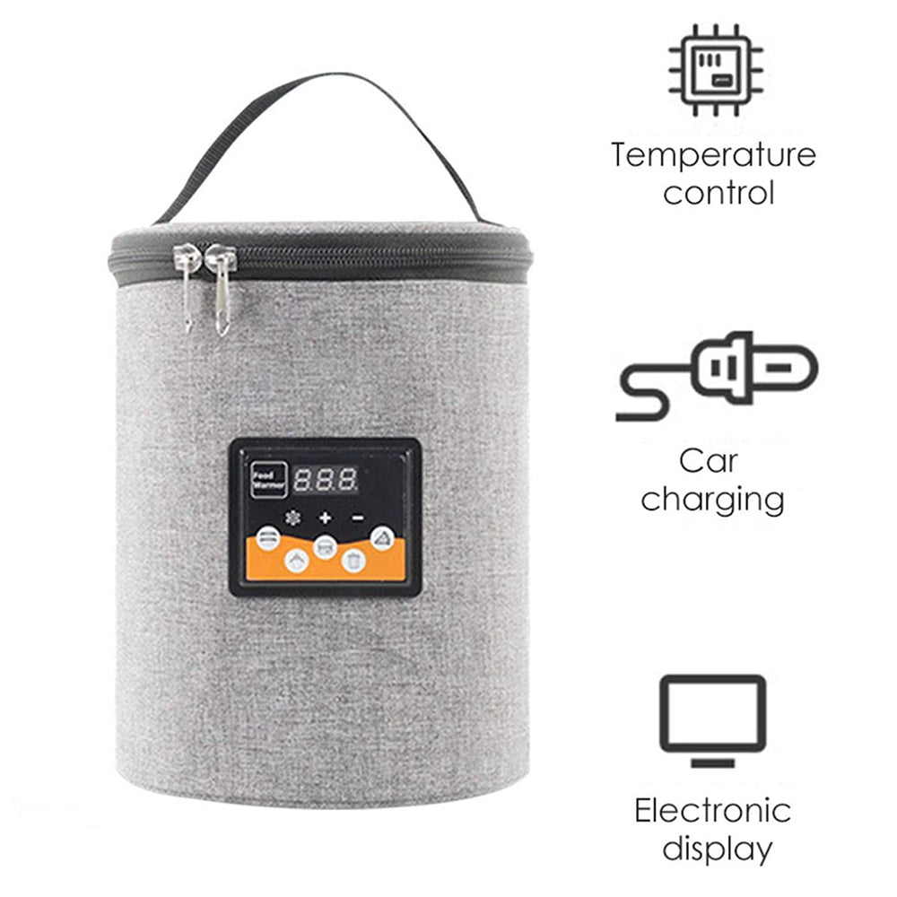 DC 12V Car 40-60℃ Baby Bottle Warmer Portable Feeding Water Milk Cup Heater New