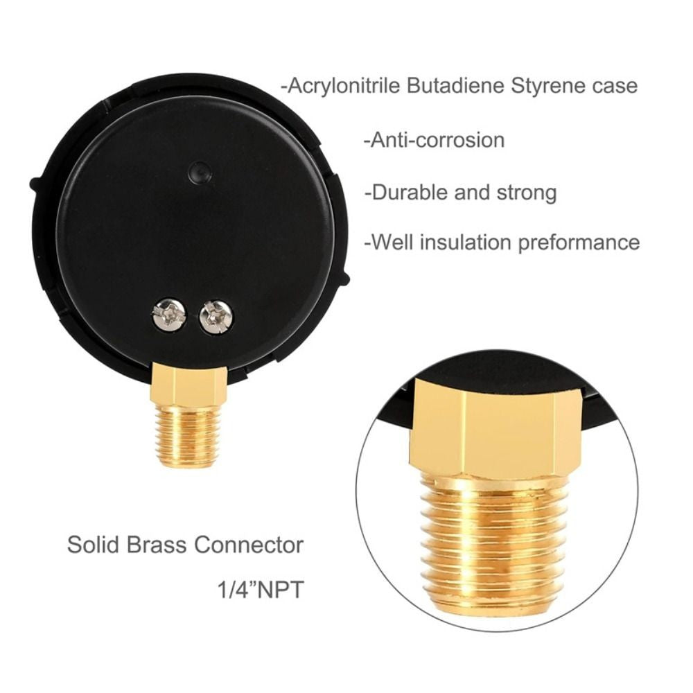 Pool Filter Pressure Gauge Water Pressure Gauge Dry and Utility Pressure Gauge 0-60psi