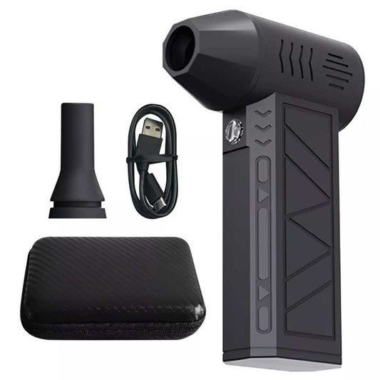 130,000 RPM Cordless Air Duster – Handheld Turbo Blower, 200W High-Speed Dust Cleaning Gun with Type-C Charging
