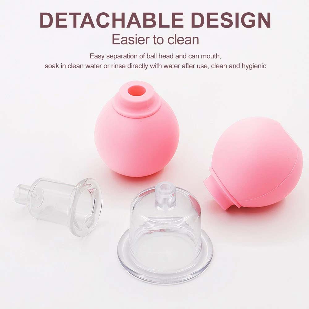 Facial Cupping Set 4PCS - Face Massage Skincare Tool, Cupping Glass for Skin Revitalize