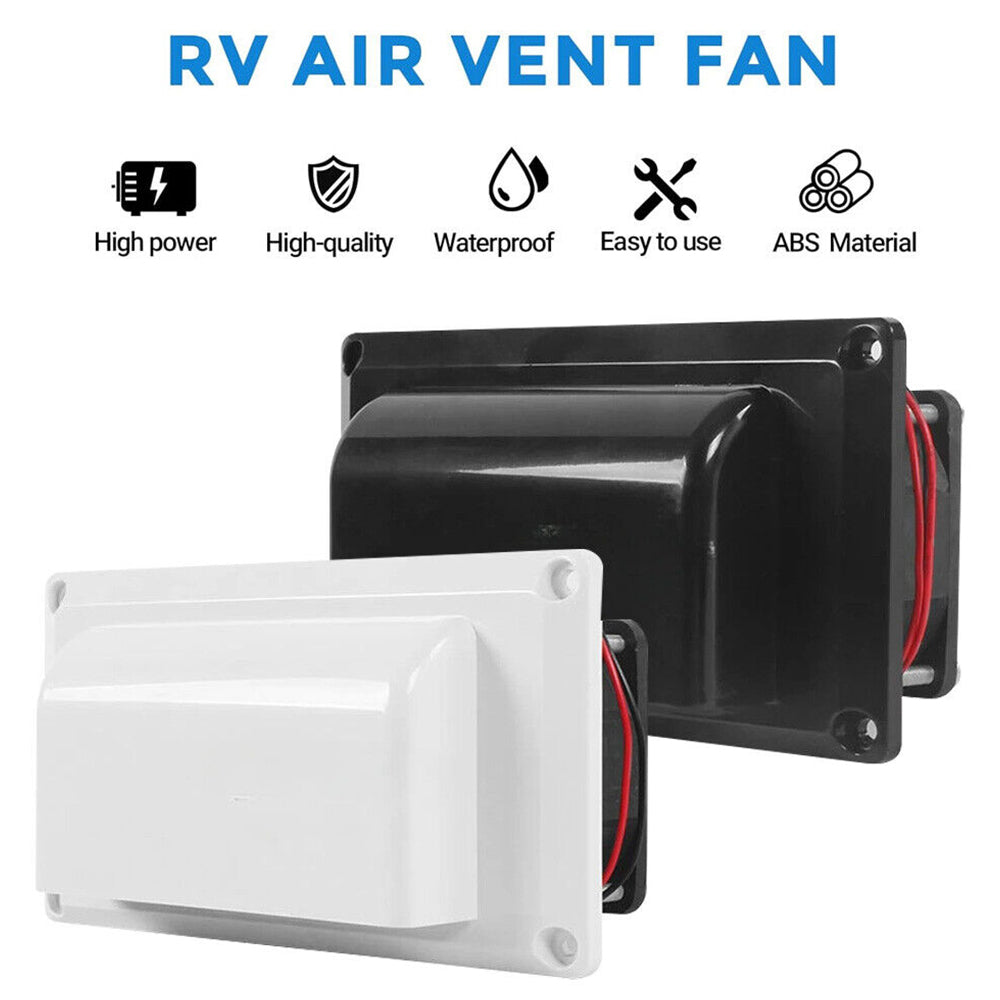 Ventilation Exhaust Fan 12V 15W RV Side Air Vent Caravan Motorhome Trailer Camper