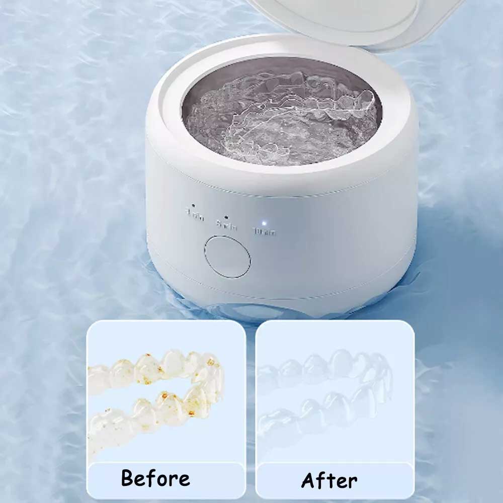 Portable Ultrasonic Jewelry Cleaner 45KHz Ultrasonic Retainer Cleaning Machine