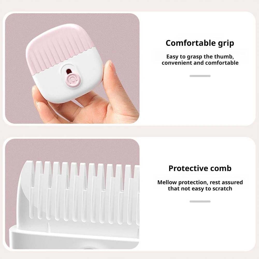 2-in-1 Hair Cutting & Styling Comb – Trim Bangs & Flyaways