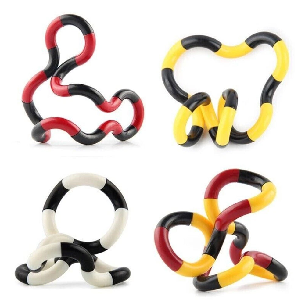 3-Pack Tangle Fidget Toy – String Twist Sensory Aid for Stress Anxiety ADHD