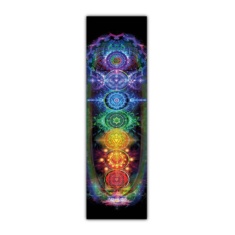 7 Chakra Wall Hanging 150cm - Meditation Tapestry for Yoga Reiki Spiritual Decor