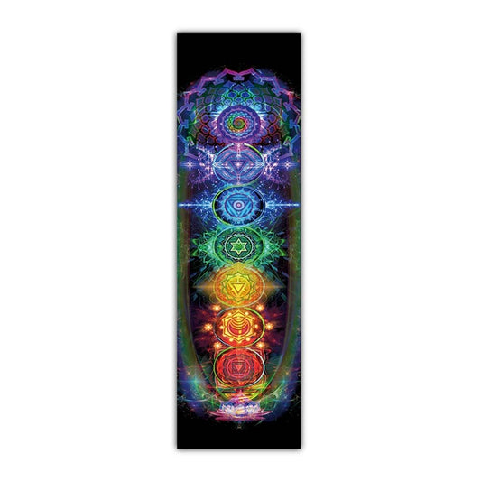7 Chakra Wall Hanging 150cm - Meditation Tapestry for Yoga Reiki Spiritual Decor