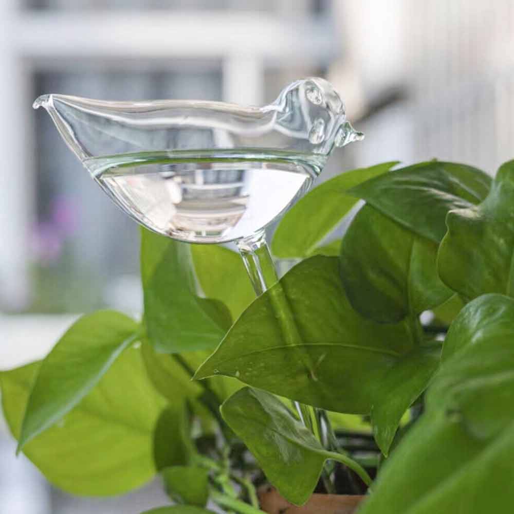 5/10X Bird Shape Plant Waterer Self Watering Spikes Automatic PVC Watering Tool