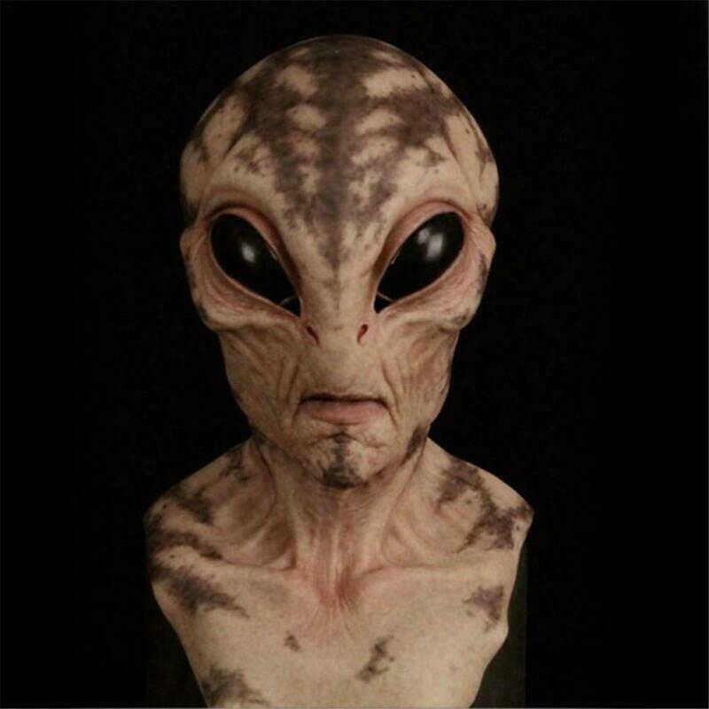 Alien Latex Mask Scary Horror Masks Comfortable Soft Halloween Cosplay Props