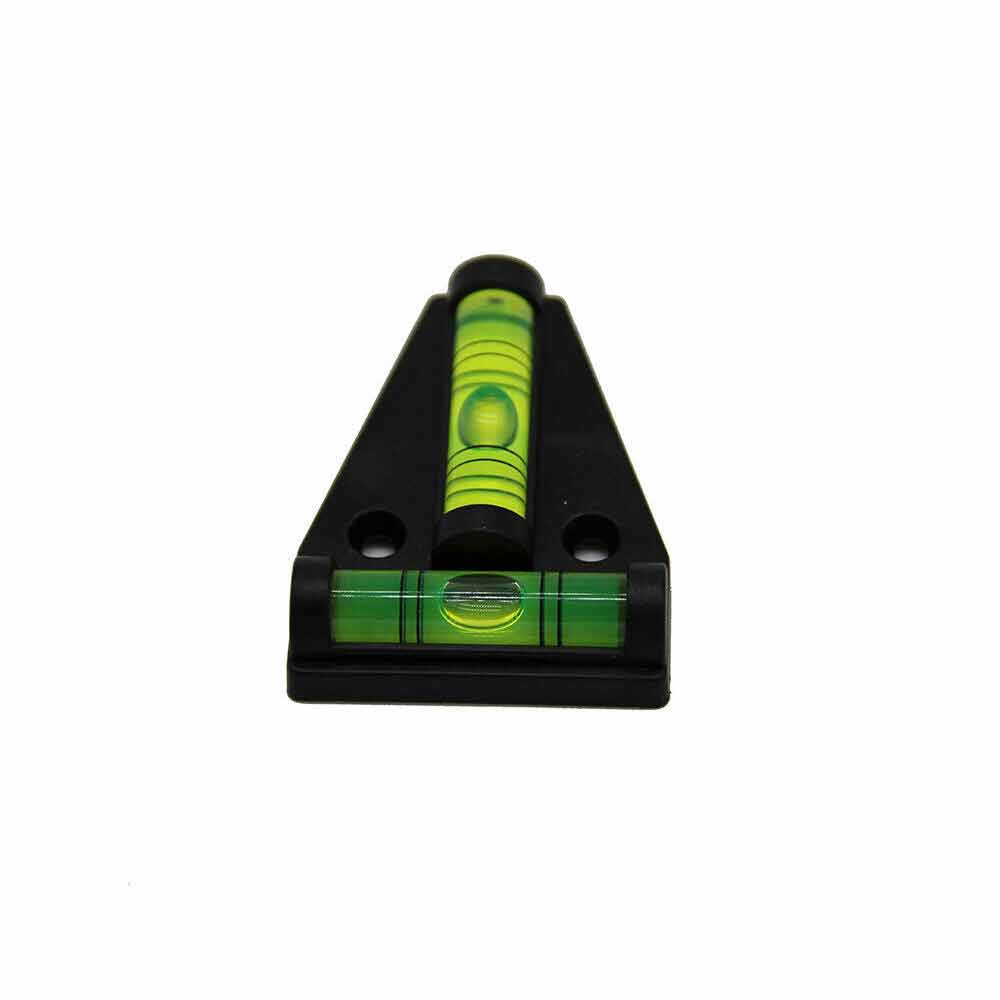 2x Spirit Level Caravan RV Bubble Leveler Camper Car Trailer T-type Boat Black
