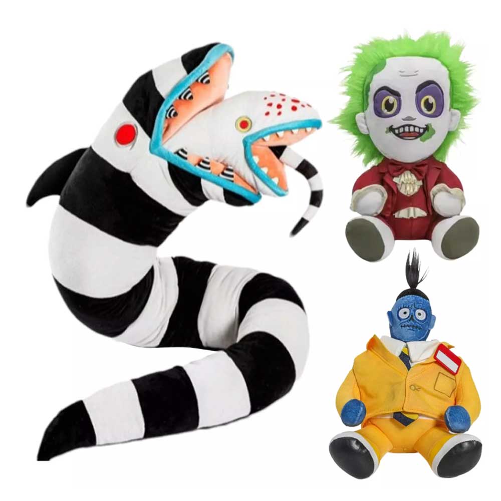 Shrunken Head Bob Beetlejuice 2 Plush Toy Doll Collectables 25CM