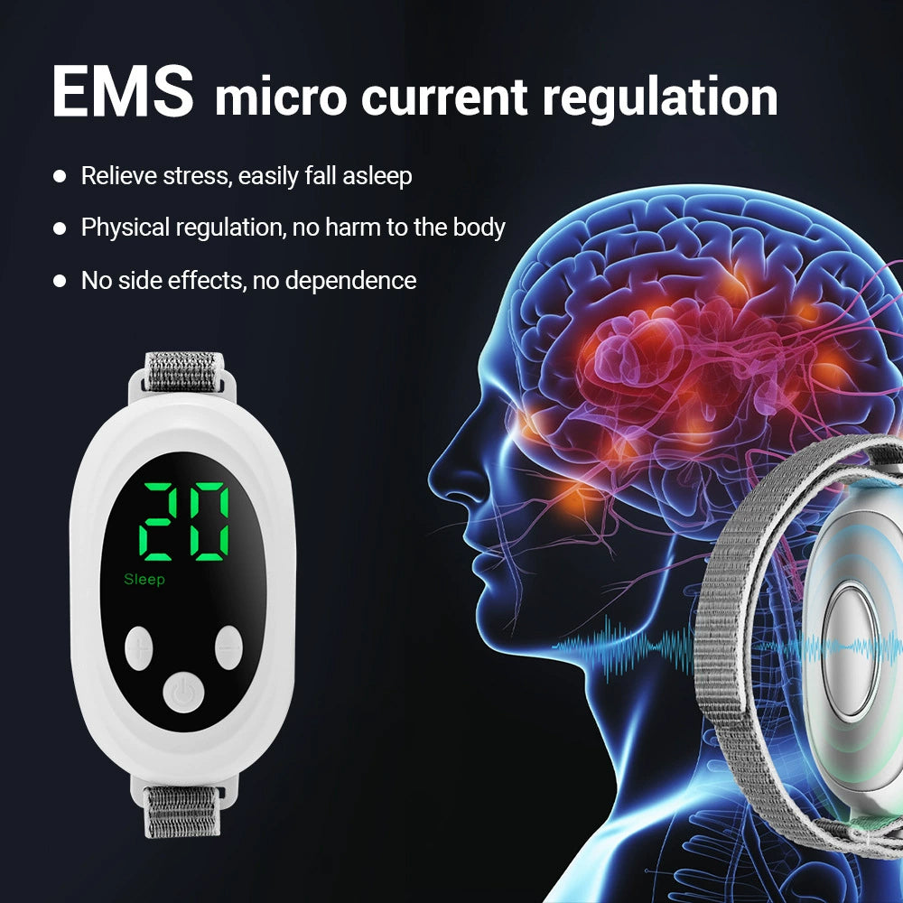 Handheld Sleep Aid Device Two Modes, 20 Levels of Intensity, Anxiety Relief