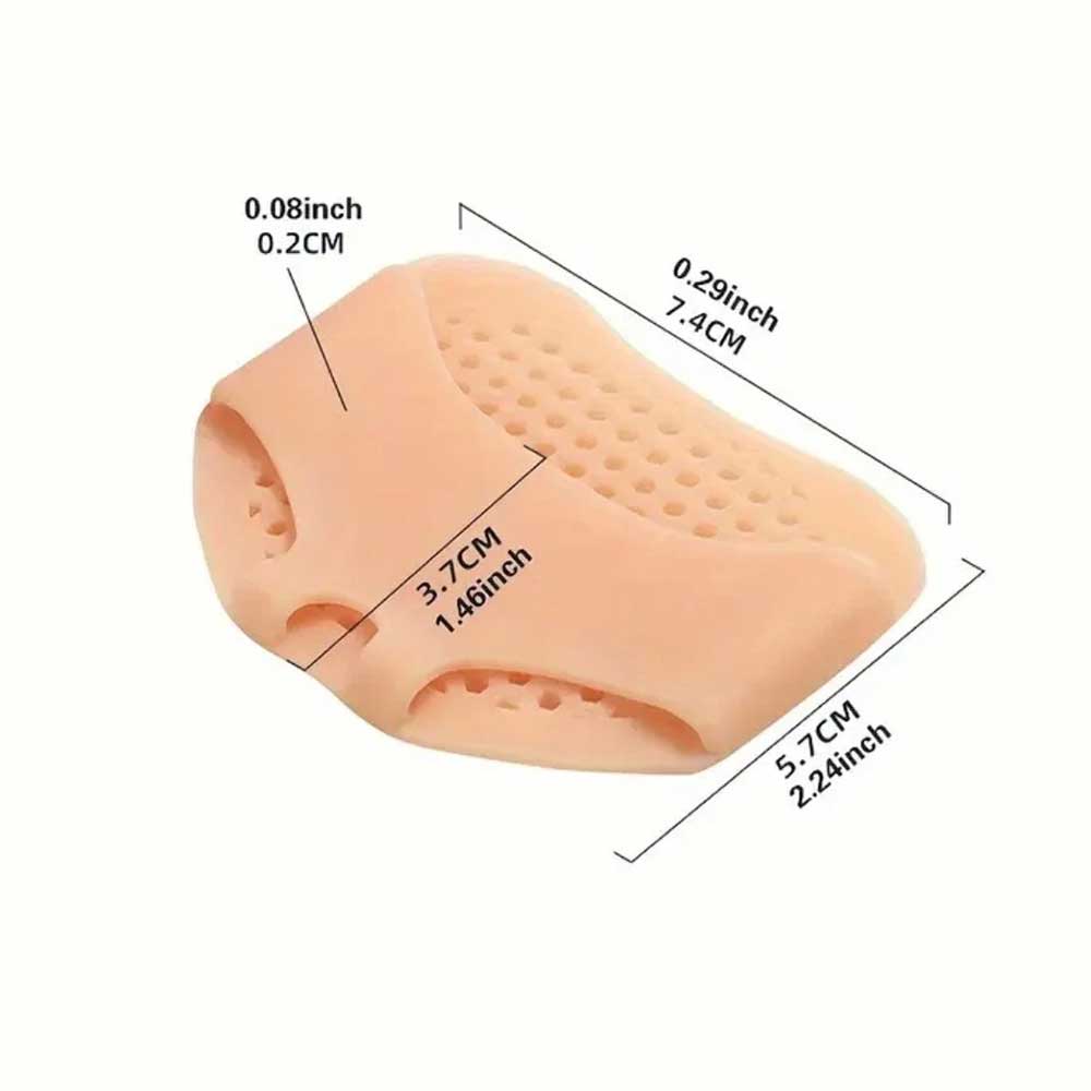 10 PAIRS SILICONE METATARSAL PADS - TOE SEPARATOR ORTHOTICS FOOT CARE INSOLE