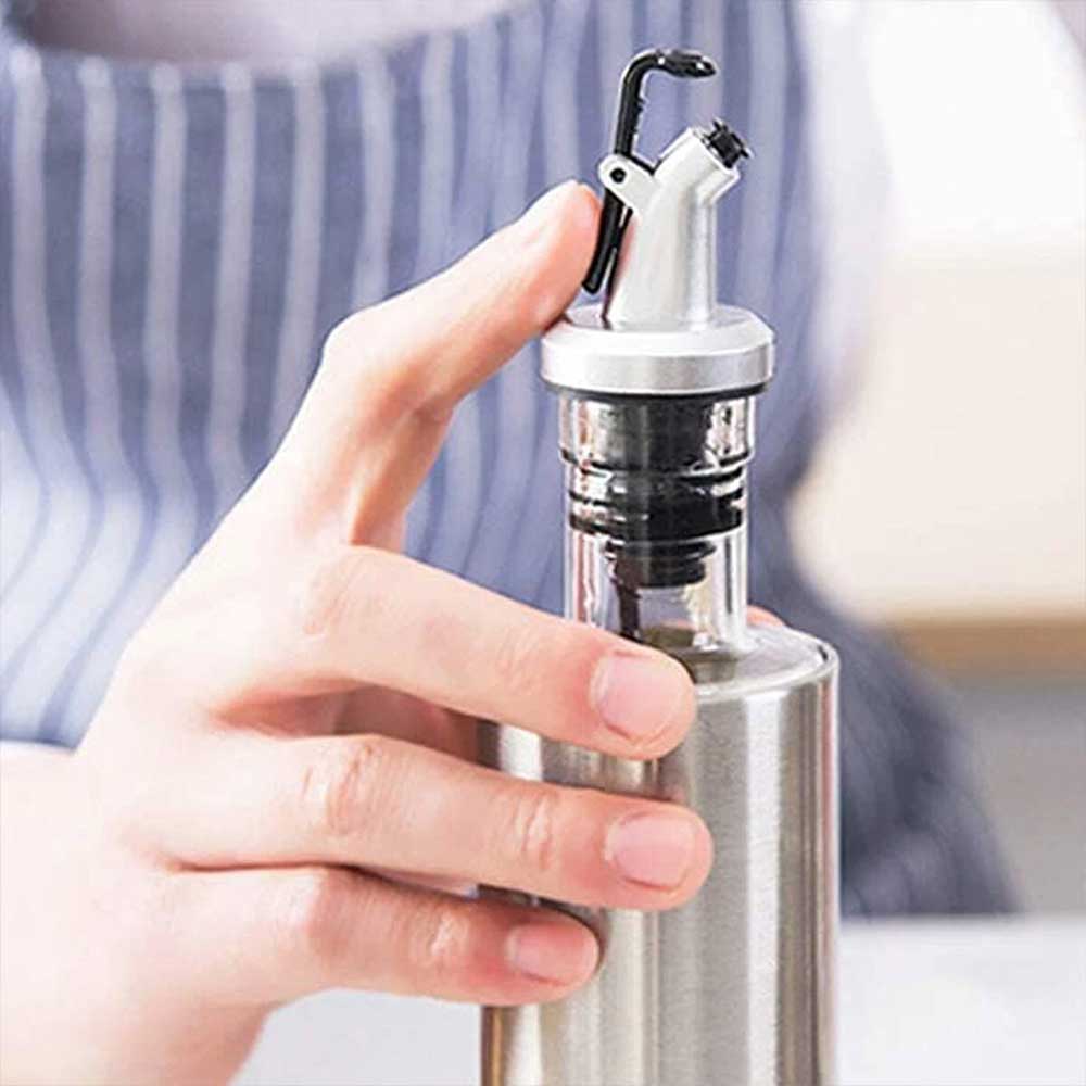 5X Liquor Wine Olive Oil Bottle Pourer Stopper Dispenser Tool Pour Spout Kitcken