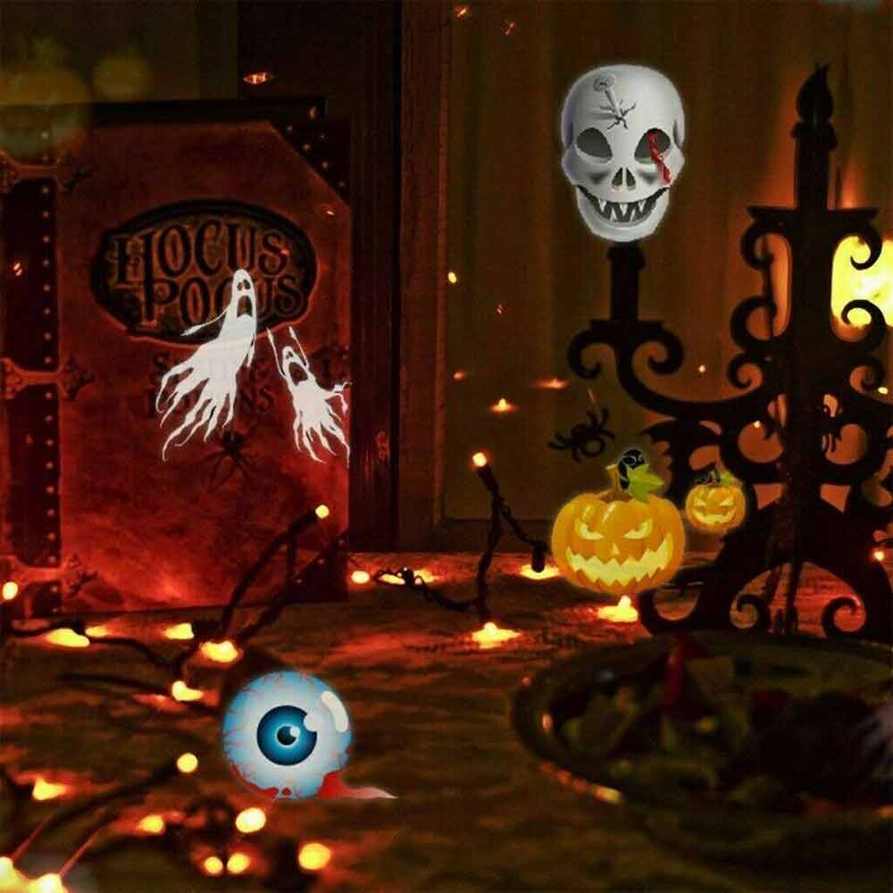 12X Pictures Projector Light  Newest LED Christmas Moving Laser Snowflake Xmas