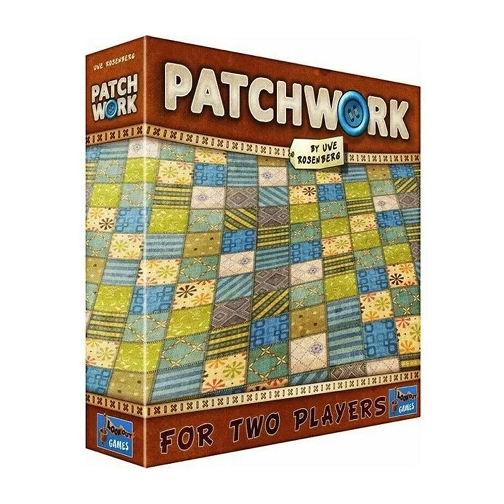 Patchwork Quilt Making Board Game for 2 Players | Strategy Puzzle Game for Families Christmas Gift