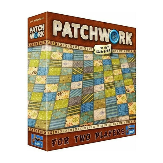 Patchwork Quilt Making Board Game for 2 Players | Strategy Puzzle Game for Families Christmas Gift