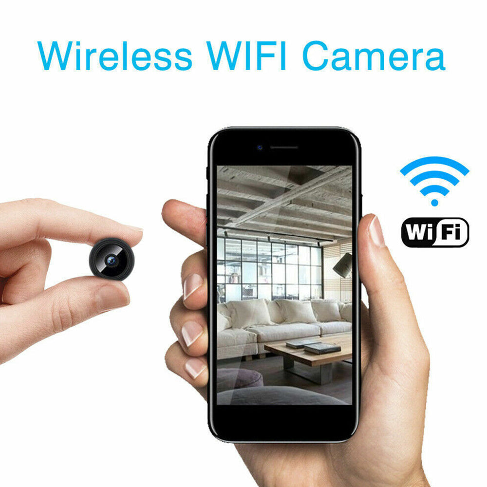 Mini Wifi Wireless IP Spy Hidden Camera 1080P HD Security Cam Network Monitor