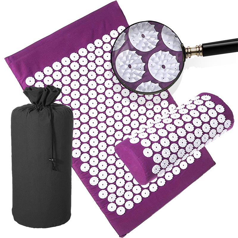 Yoga Mat Spike Pain Pilates Massage Non-slip Acupressure Fitness Cushion Pillow