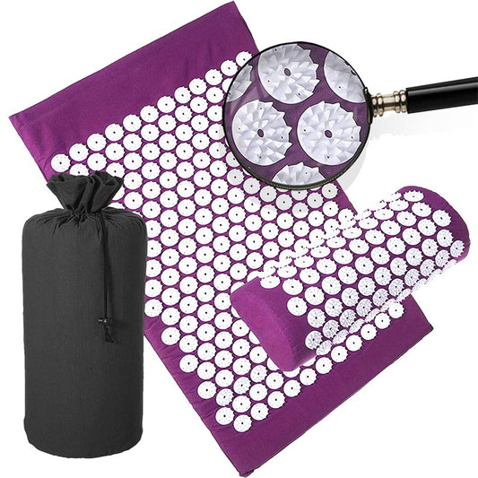 Yoga Mat Spike Pain Pilates Massage Non-slip Acupressure Fitness Cushion Pillow