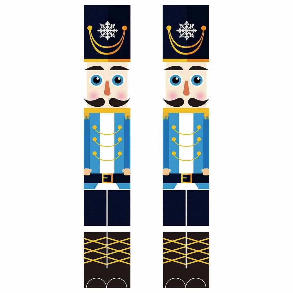 1.8M Nutcracker Christmas Banner – Soldier Door Couplet Decoration Ornament