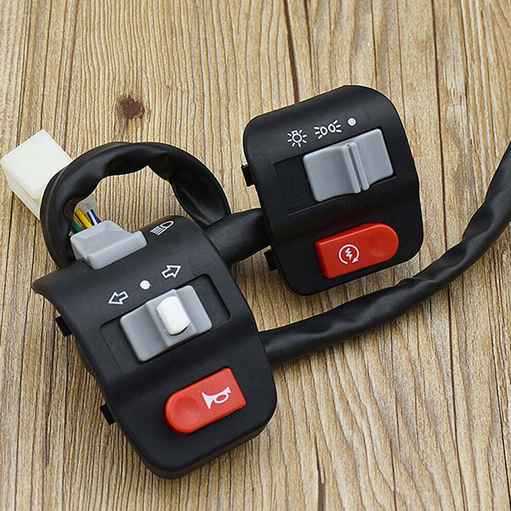 2X Motorcycle Handlebar Horn Turn Signal Light Controller Switch Fit for Yamaha