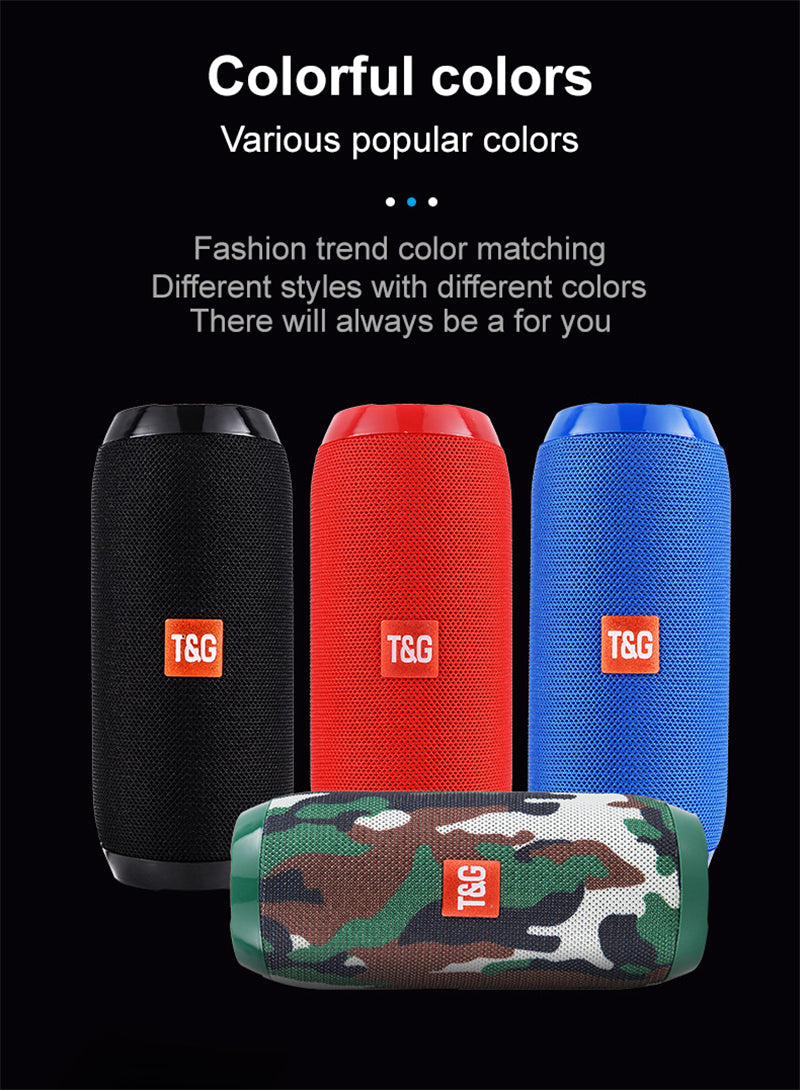 Portable Wireless Bluetooth USB Speaker – Mini Outdoor Speaker with TF Card & FM Radio