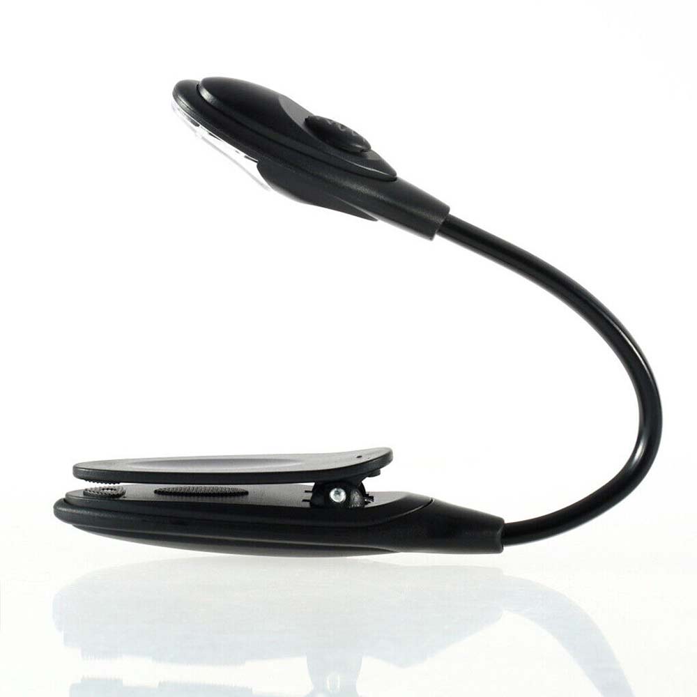 Mini Flexible Clip-On Bright Book Light Laptop LED Book Reading Lamp