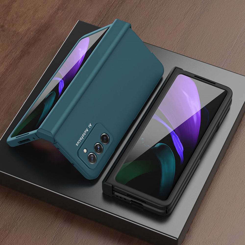 Full Cover Shockproof Hybrid Case With Pen Holder For Galaxy Z Fold 4 / Fold 3