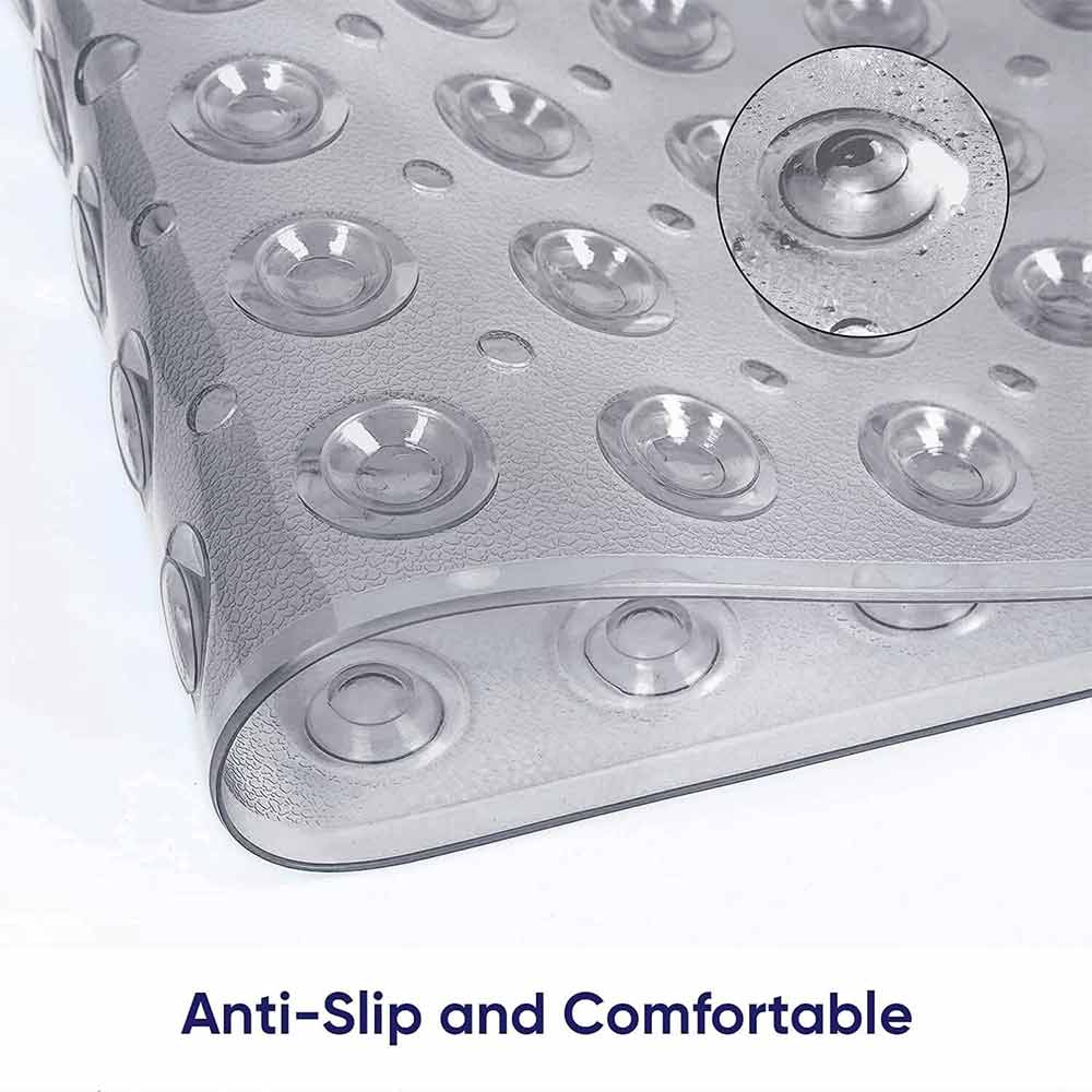 Non-Slip Shower Mat – Extra Large Bath Mat, Anti-Mold Rubber with Strong Suction