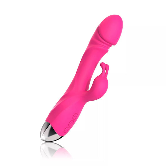 Rabbit Vibrator Sex Toys Strong Vibrating G Spot Stimulator Dildo for Women