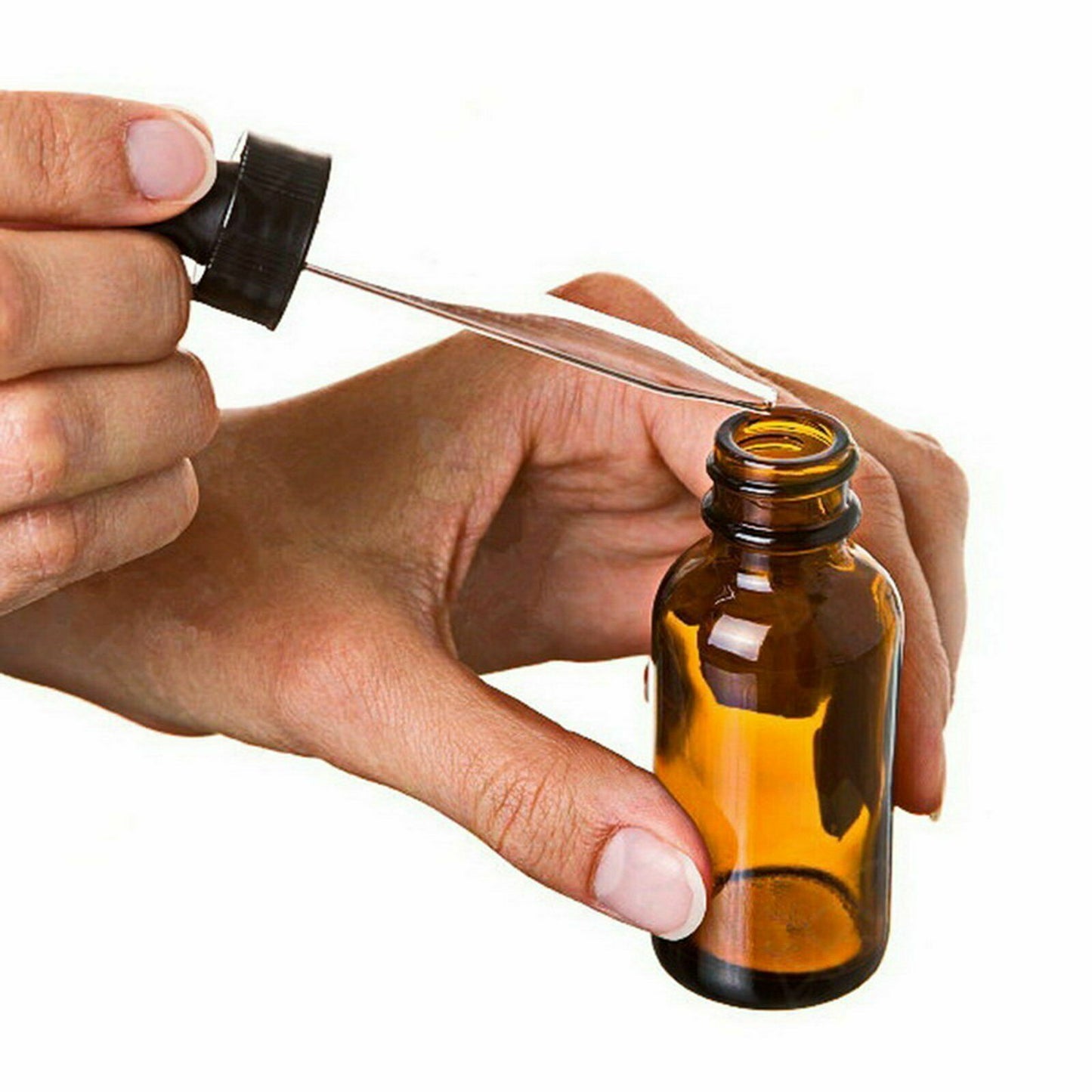 5-100ML Amber Glass Liquid Dropper Reagent Eye Pipette Essential Oils Bottle AU