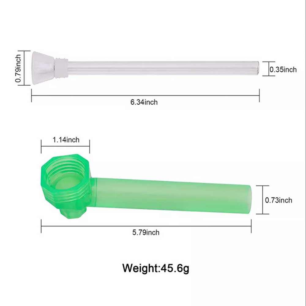 2pcs Portable Pipe Toppuff Bottle Converter Top Puff Reusable crew-On Water Pipe