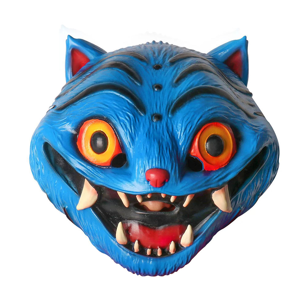 KPop Demon Hunter Latex Derpy Tiger Face Mask for Costume Party Cosplay Fancy Dress