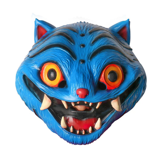 KPop Demon Hunter Latex Derpy Tiger Face Mask for Costume Party Cosplay Fancy Dress