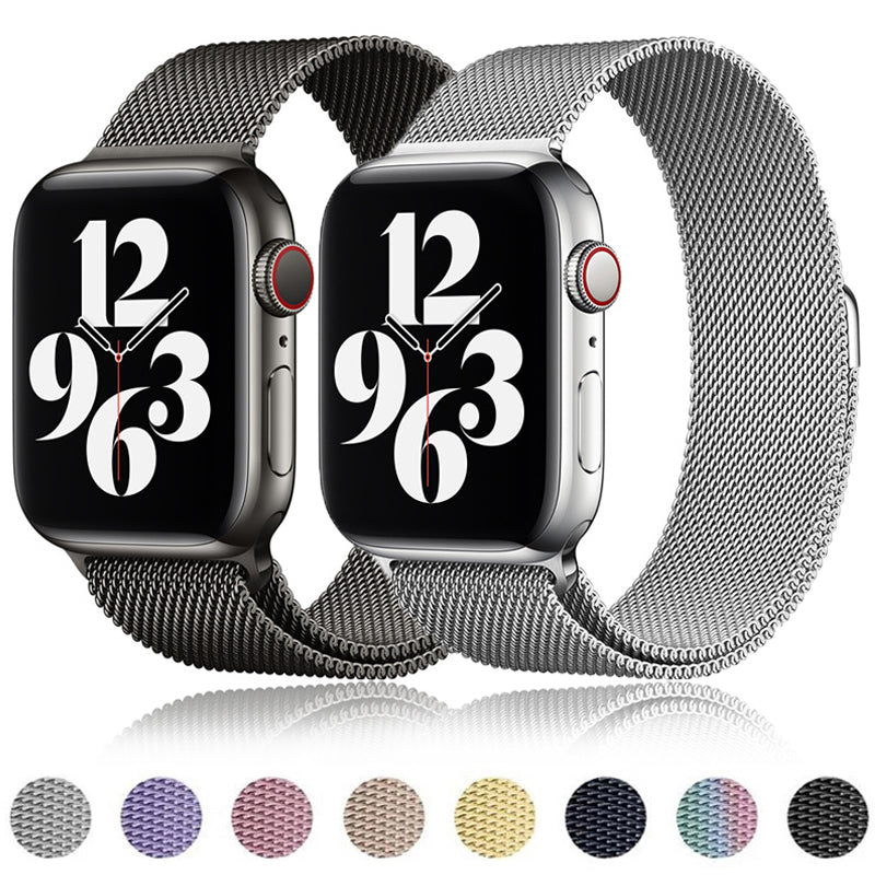 For Apple watch metal Correa stainless steel bracelet iwatch series 7 6 SE 5 4 3
