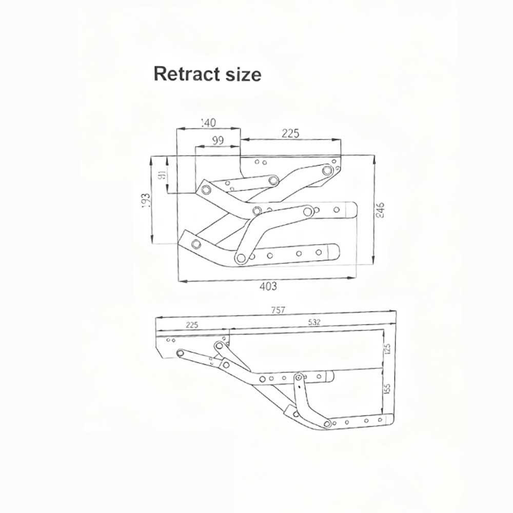 Silver Double 12V Electric RV Step -  Aluminum Pull Out Drop-Down Caravan Step
