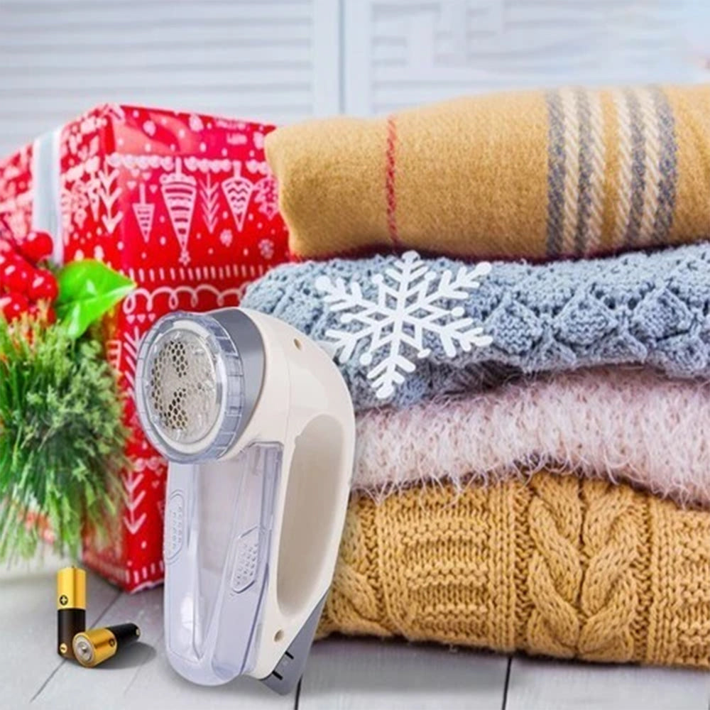 Electric Lint Remover - Battery-Powered Fabric Shaver for Clothes & Debobbler