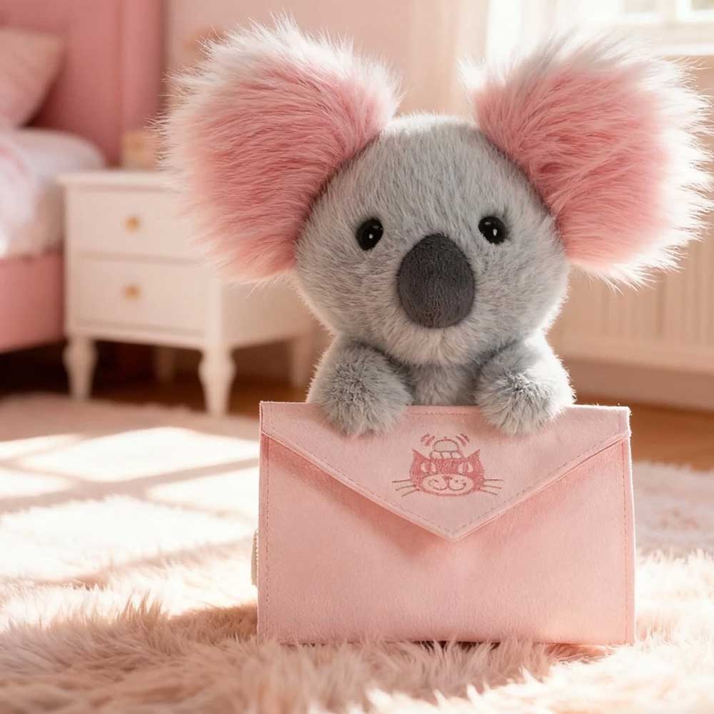 Valentine's Messenger Koala - Plush Toy, Cuddly Gift for Her/Him