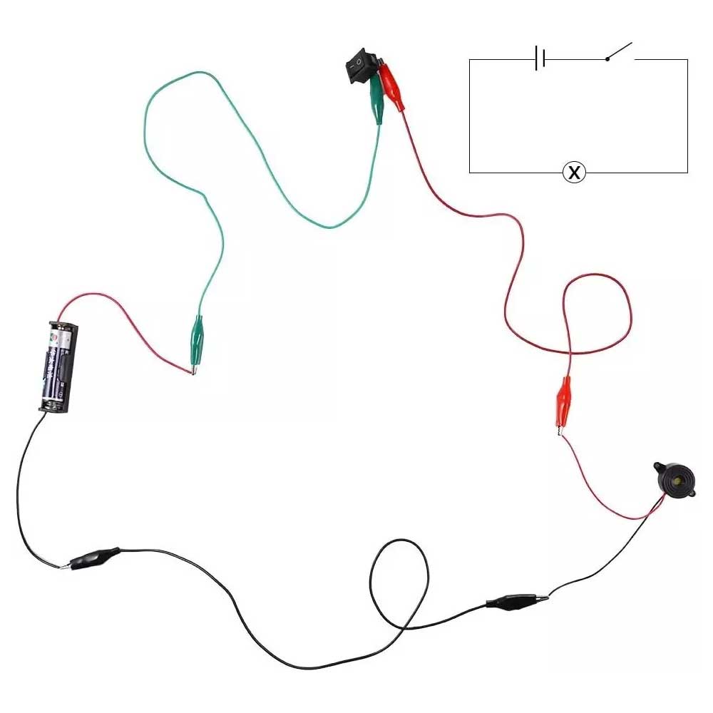 Electric Circuit Motor Kit | STEM Science Experiment Educational Montessori Toy for Kids 8+