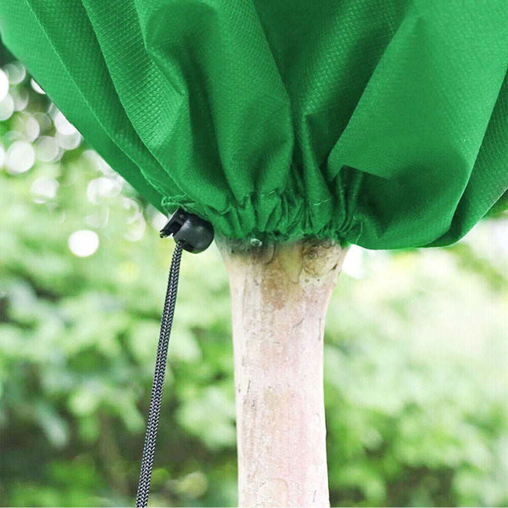 Frost Freeze Protection Bag for Garden Plants Covers Shrub Bag Reusable Green