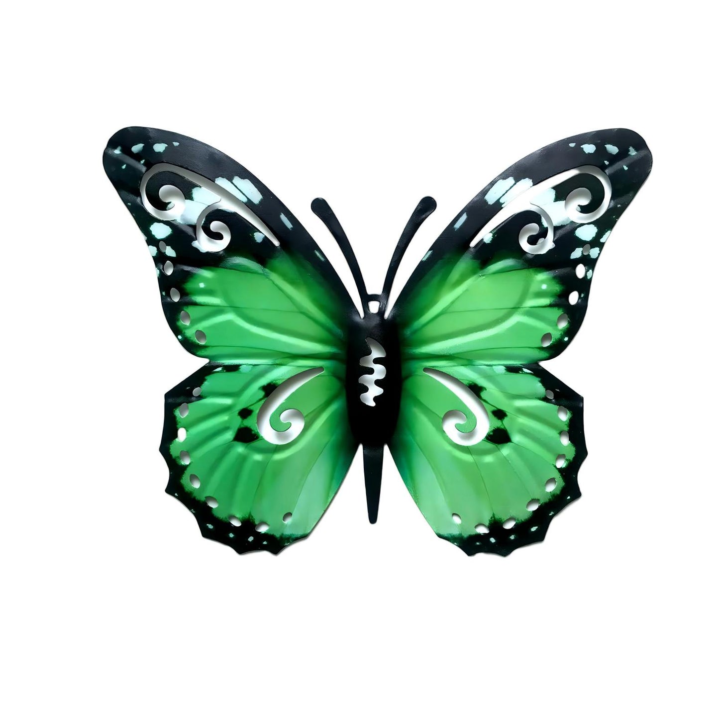 Metal Butterfly Wall Art Decor for Garden & Home, 22x27cm Ornament