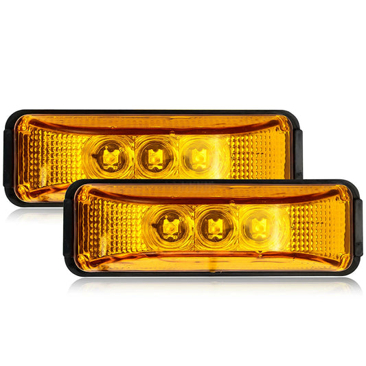 10X 12V-24V Clearance LED Side Marker Indicator Truck Trailer Light Lorry Caravan