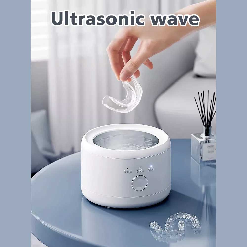 Portable Ultrasonic Jewelry Cleaner 45KHz Ultrasonic Retainer Cleaning Machine