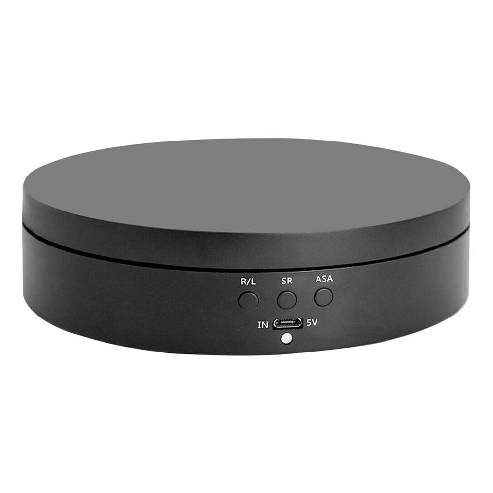 360°Rotating Electric Turntable Display Stand Jewelry Photography Show Holder
